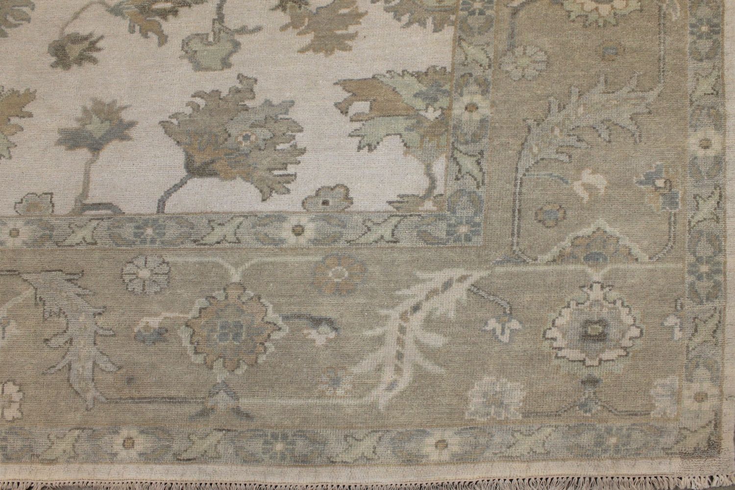 10x14 Oushak Hand Knotted Wool Area Rug - MR030068