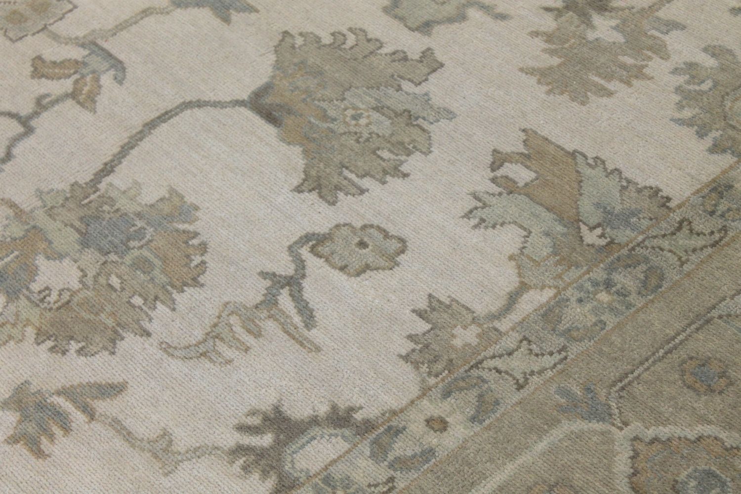 10x14 Oushak Hand Knotted Wool Area Rug - MR030068