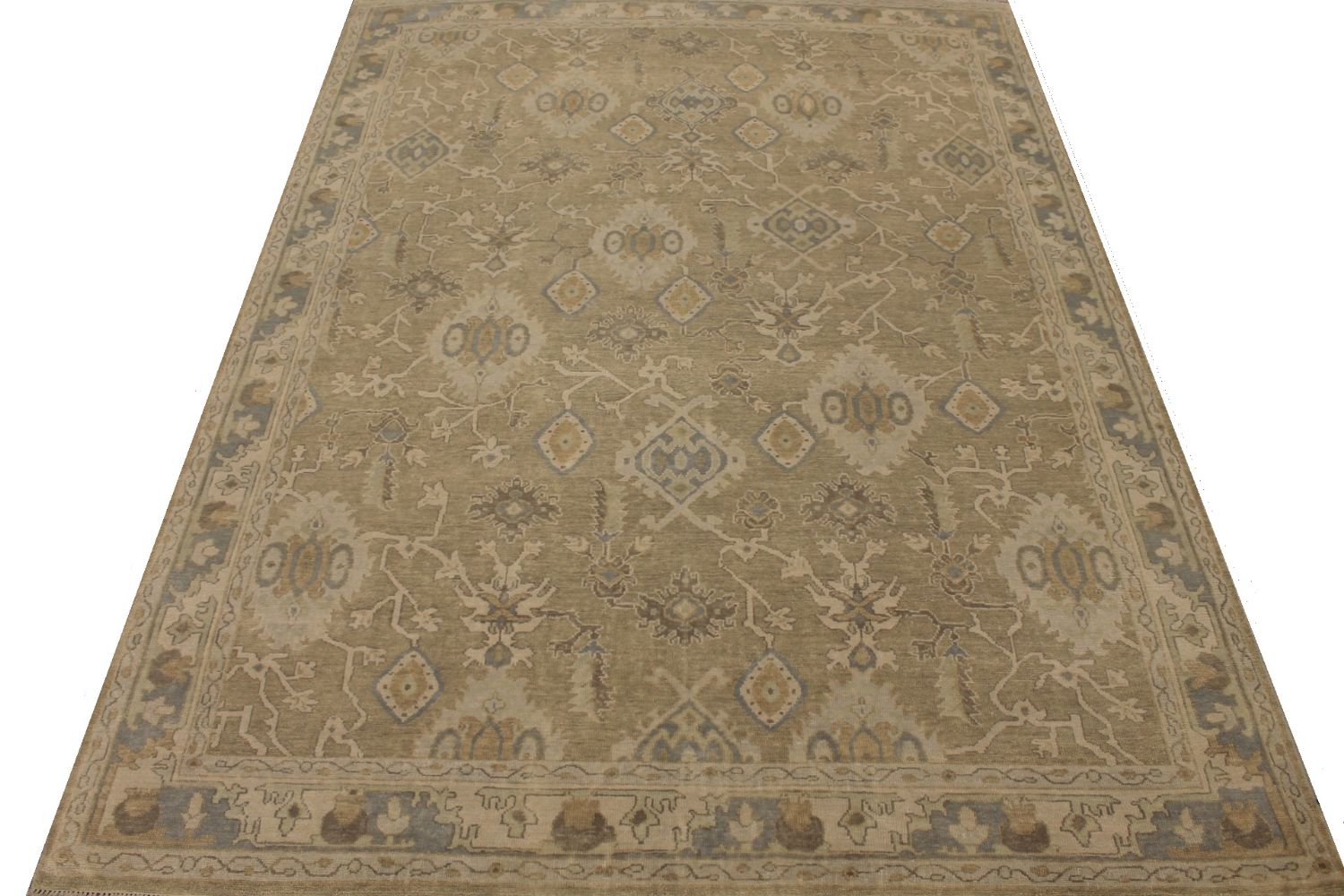 9x12 Oushak Hand Knotted Wool Area Rug - MR030069