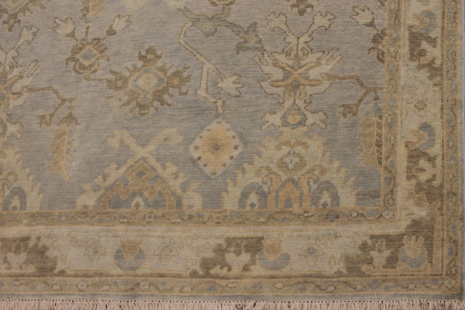 6x9 Oushak Hand Knotted Wool Area Rug - MR030070