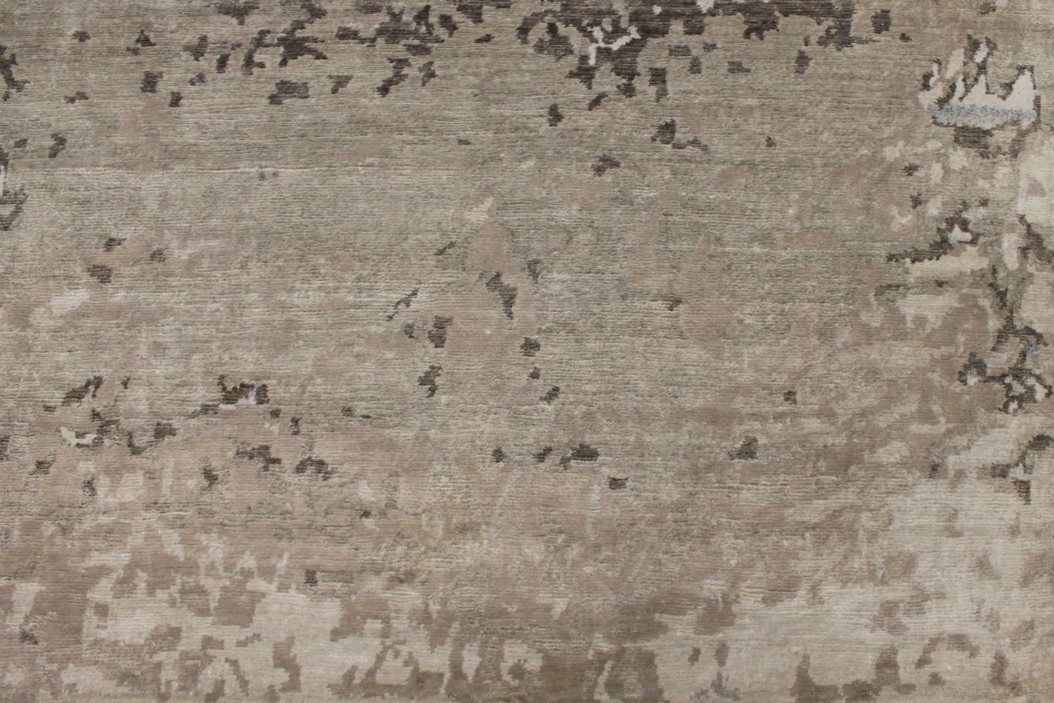 10x14 Modern Hand Knotted Wool & Viscose Area Rug - MR030074