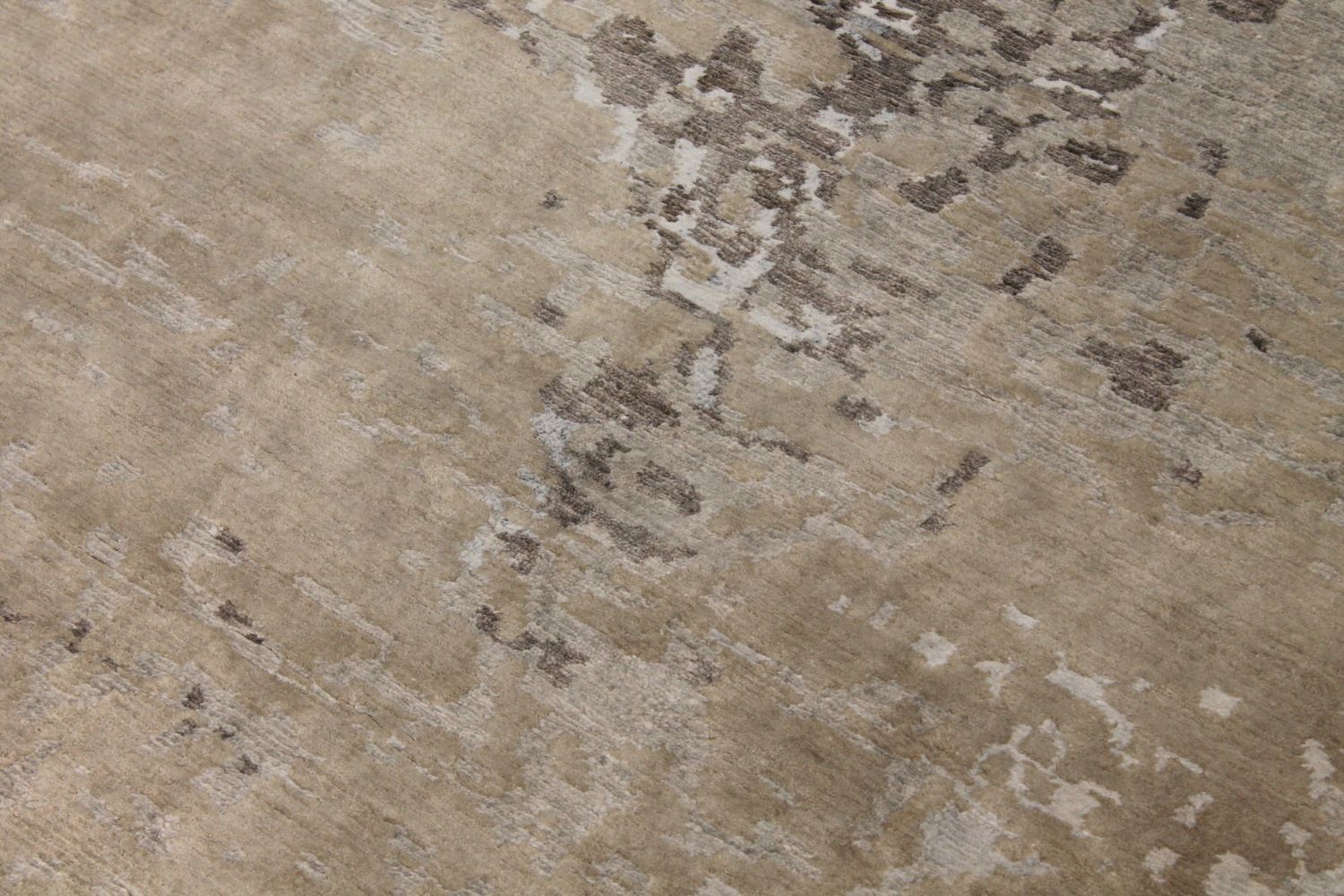 10x14 Modern Hand Knotted Wool & Viscose Area Rug - MR030074