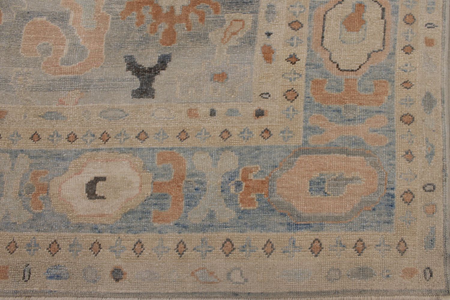 10x14 Oushak Hand Knotted Wool Area Rug - MR030080