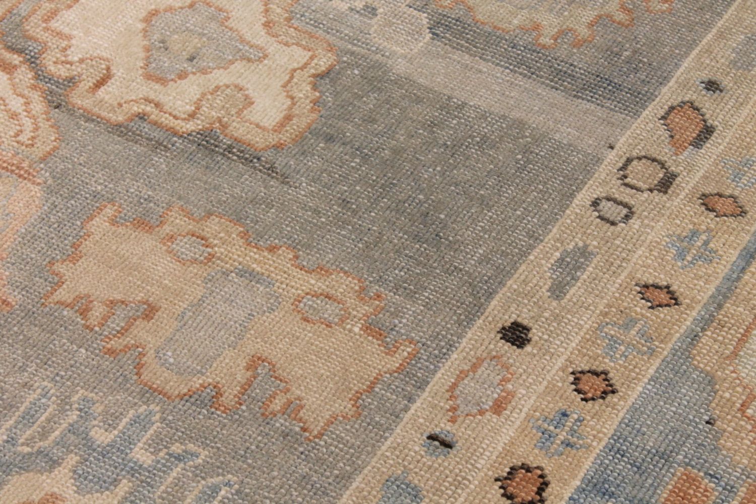 10x14 Oushak Hand Knotted Wool Area Rug - MR030080