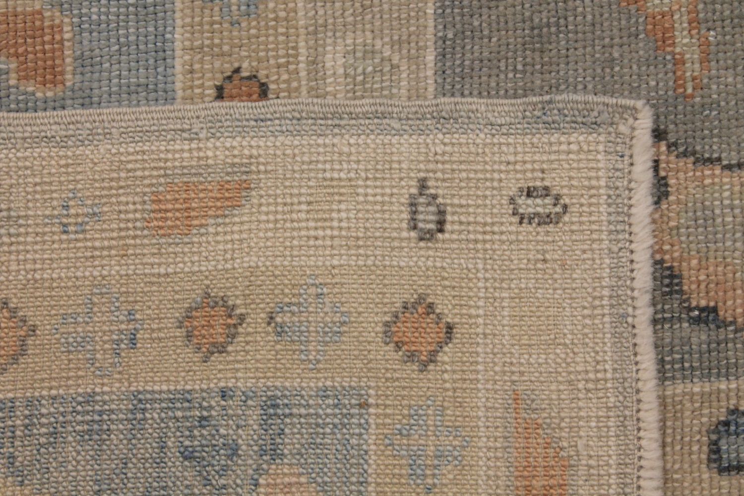 10x14 Oushak Hand Knotted Wool Area Rug - MR030080