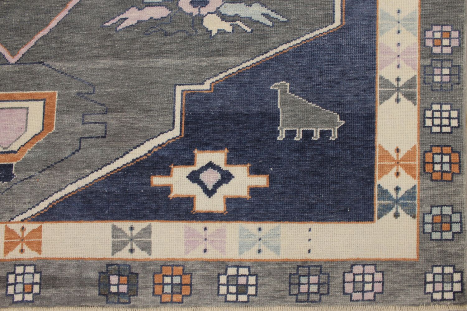 9x12 Oushak Hand Knotted Wool Area Rug - MR030081