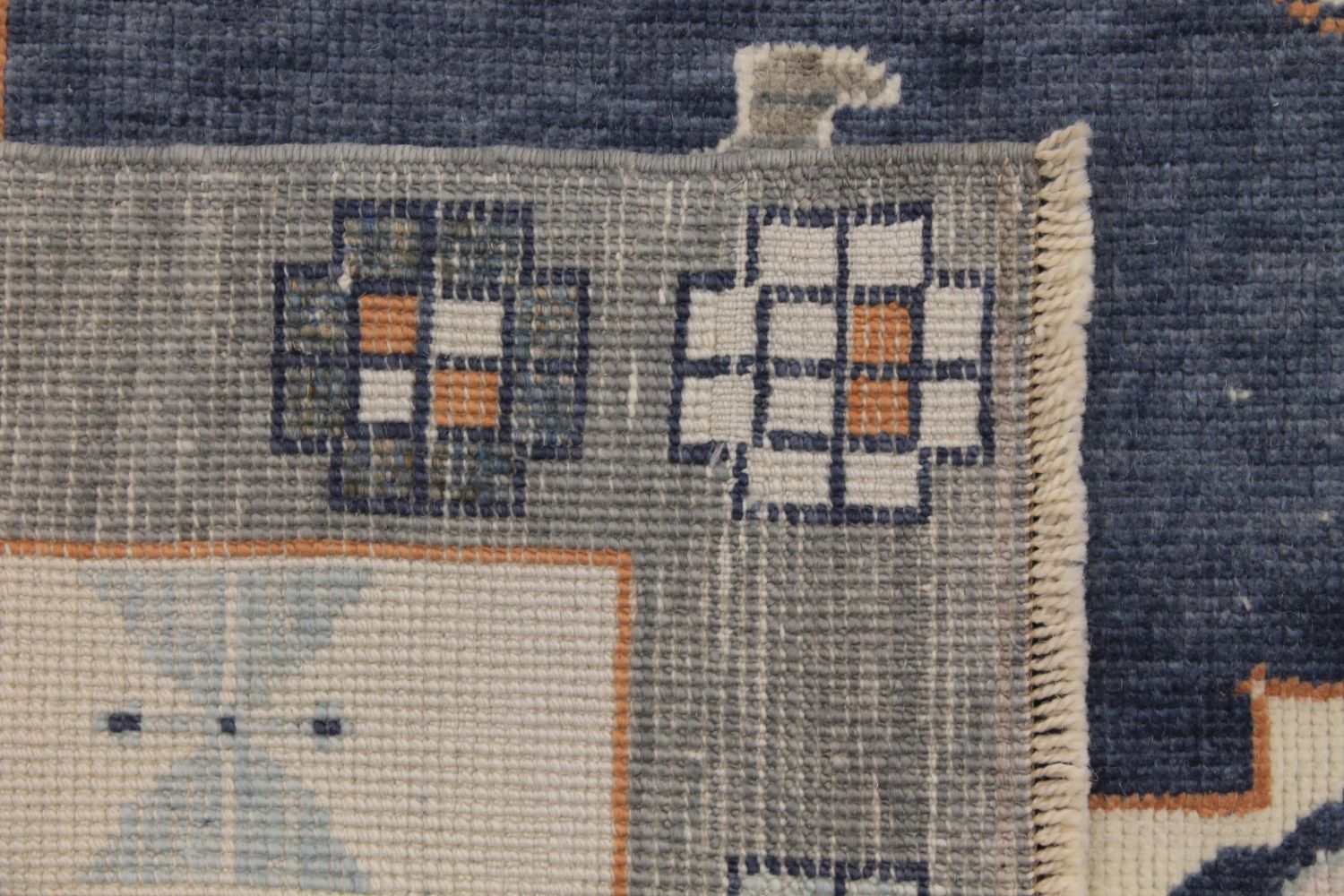 9x12 Oushak Hand Knotted Wool Area Rug - MR030081