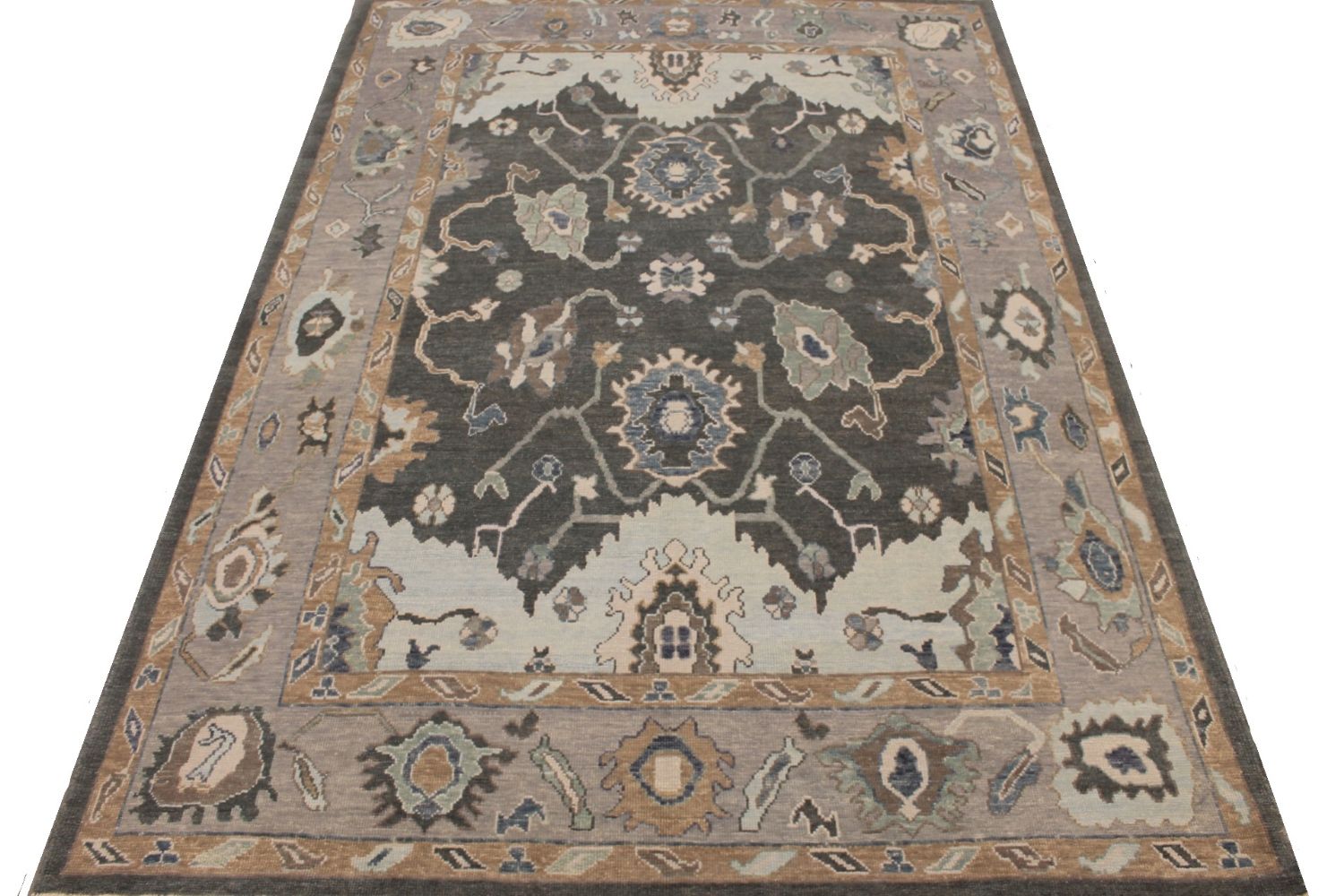 9x12 Oushak Hand Knotted Wool Area Rug - MR030083