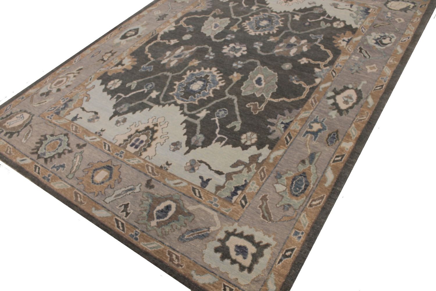 9x12 Oushak Hand Knotted Wool Area Rug - MR030083