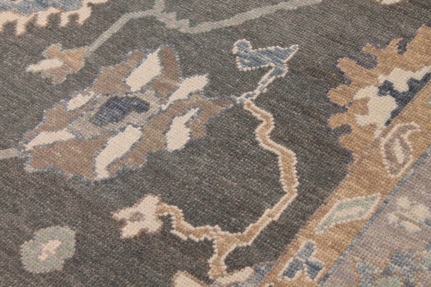 9x12 Oushak Hand Knotted Wool Area Rug - MR030083