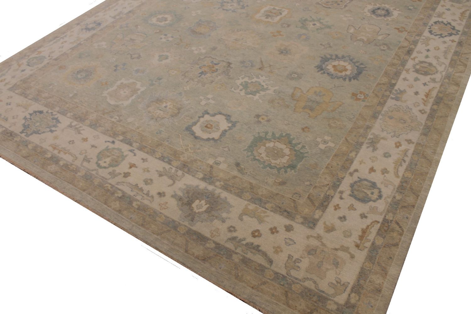 OVERSIZE Casual Hand Knotted Wool Area Rug - MR030099