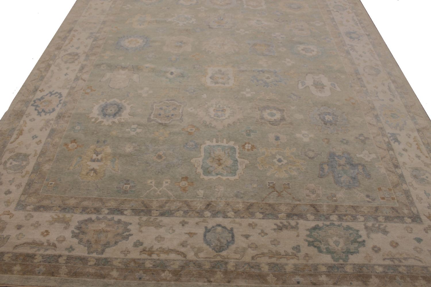 OVERSIZE Casual Hand Knotted Wool Area Rug - MR030099