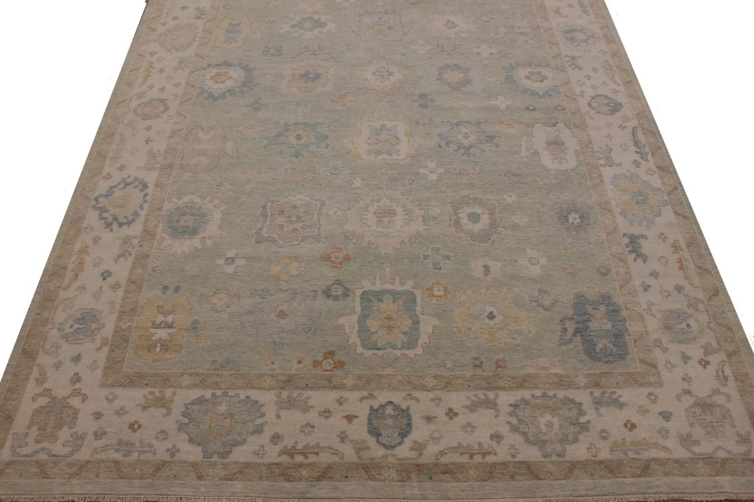 10x14 Casual Hand Knotted Wool Area Rug - MR030100