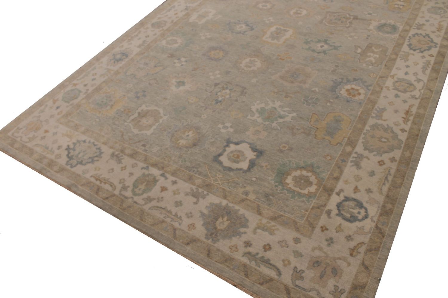 9x12 Casual Hand Knotted Wool Area Rug - MR030102