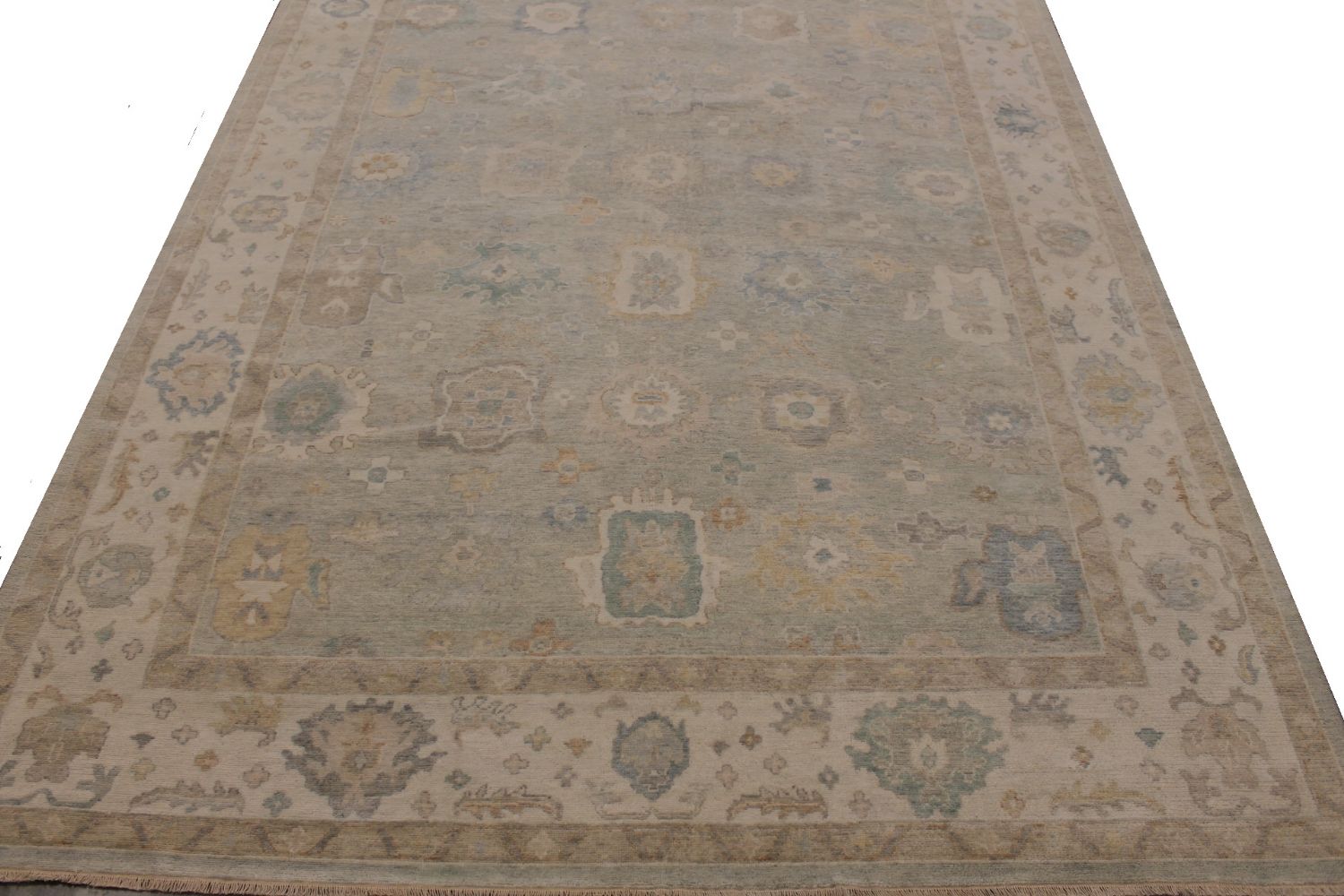9x12 Casual Hand Knotted Wool Area Rug - MR030102