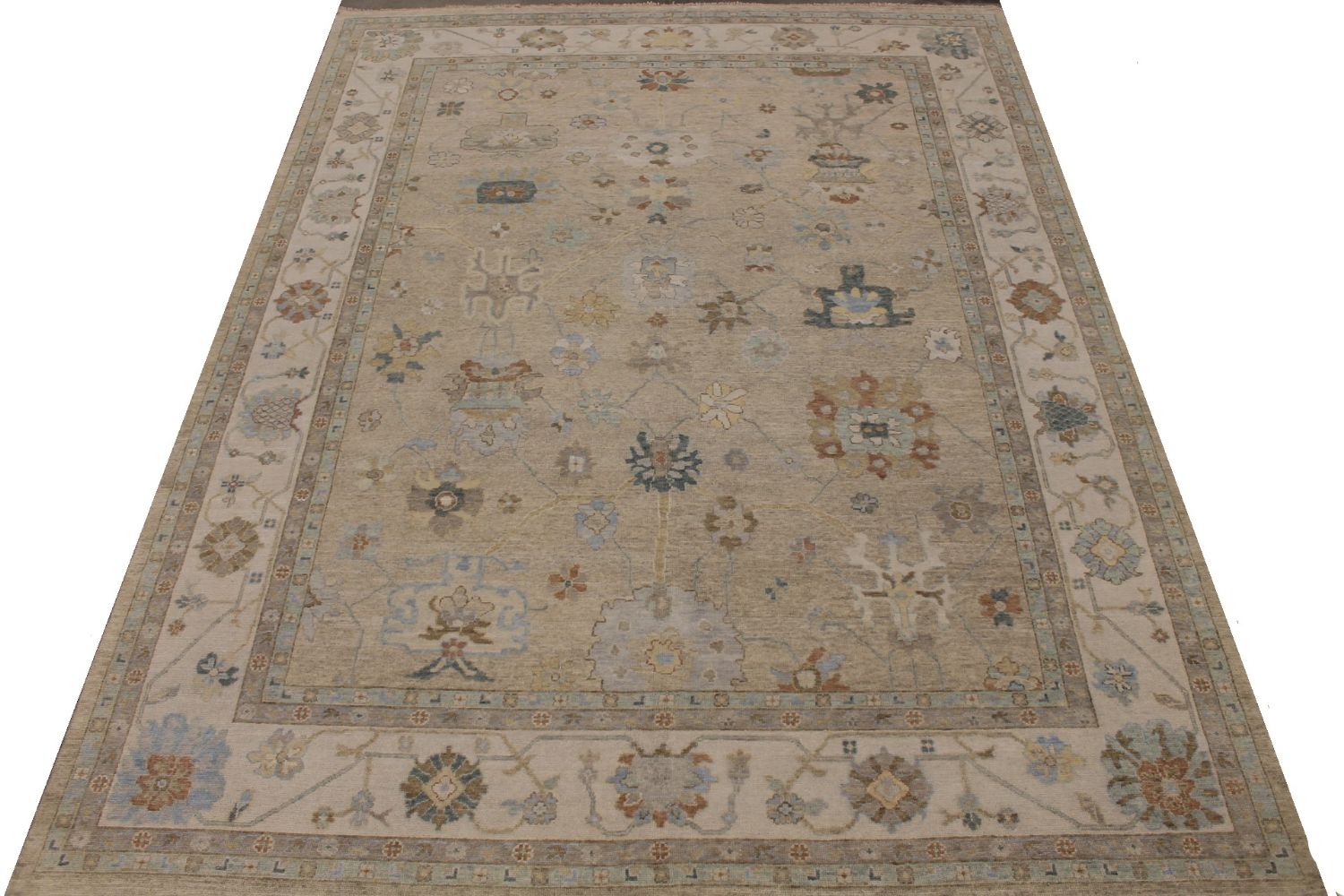 9x12 Casual Hand Knotted Wool Area Rug - MR030103