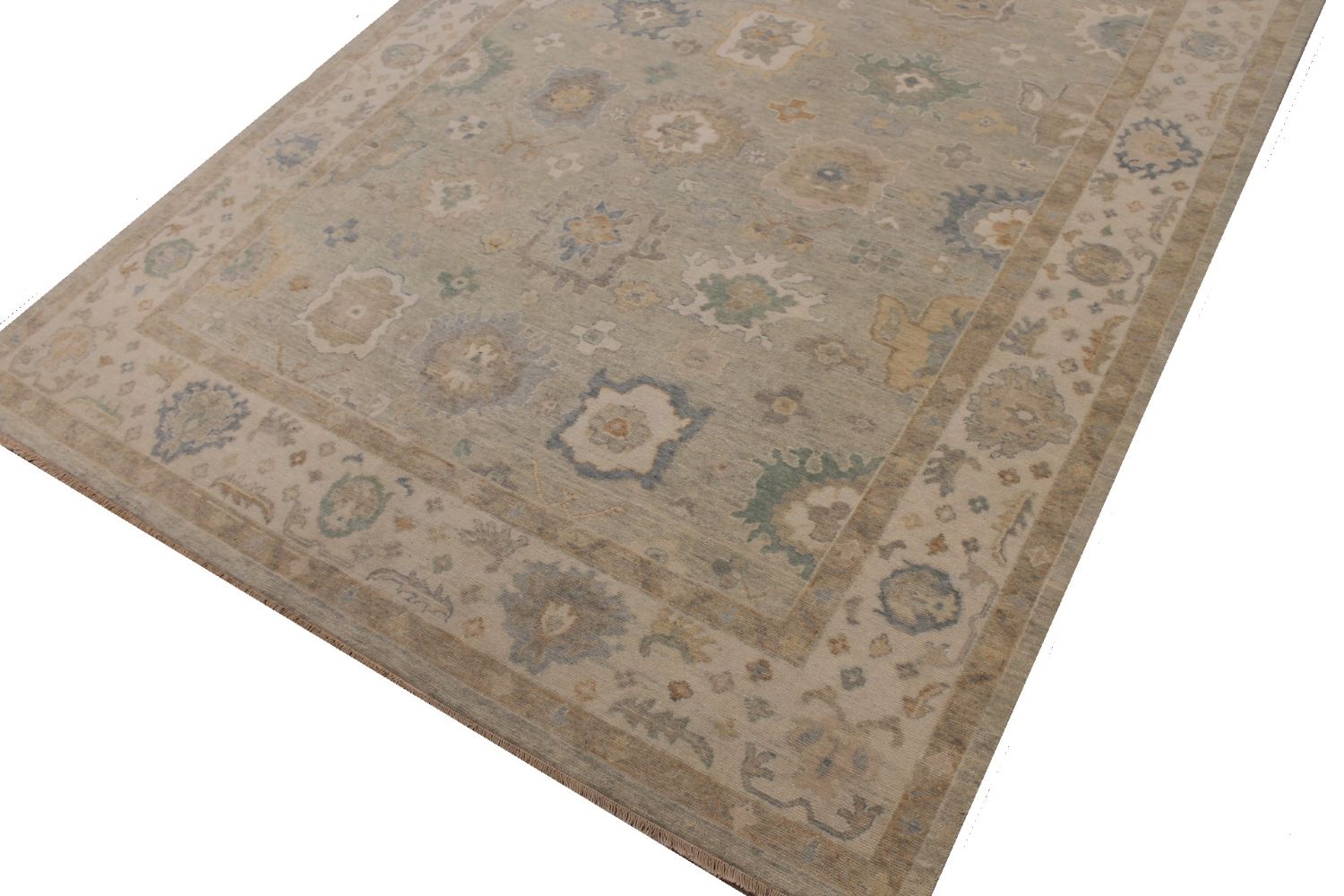 8x10 Casual Hand Knotted Wool Area Rug - MR030104
