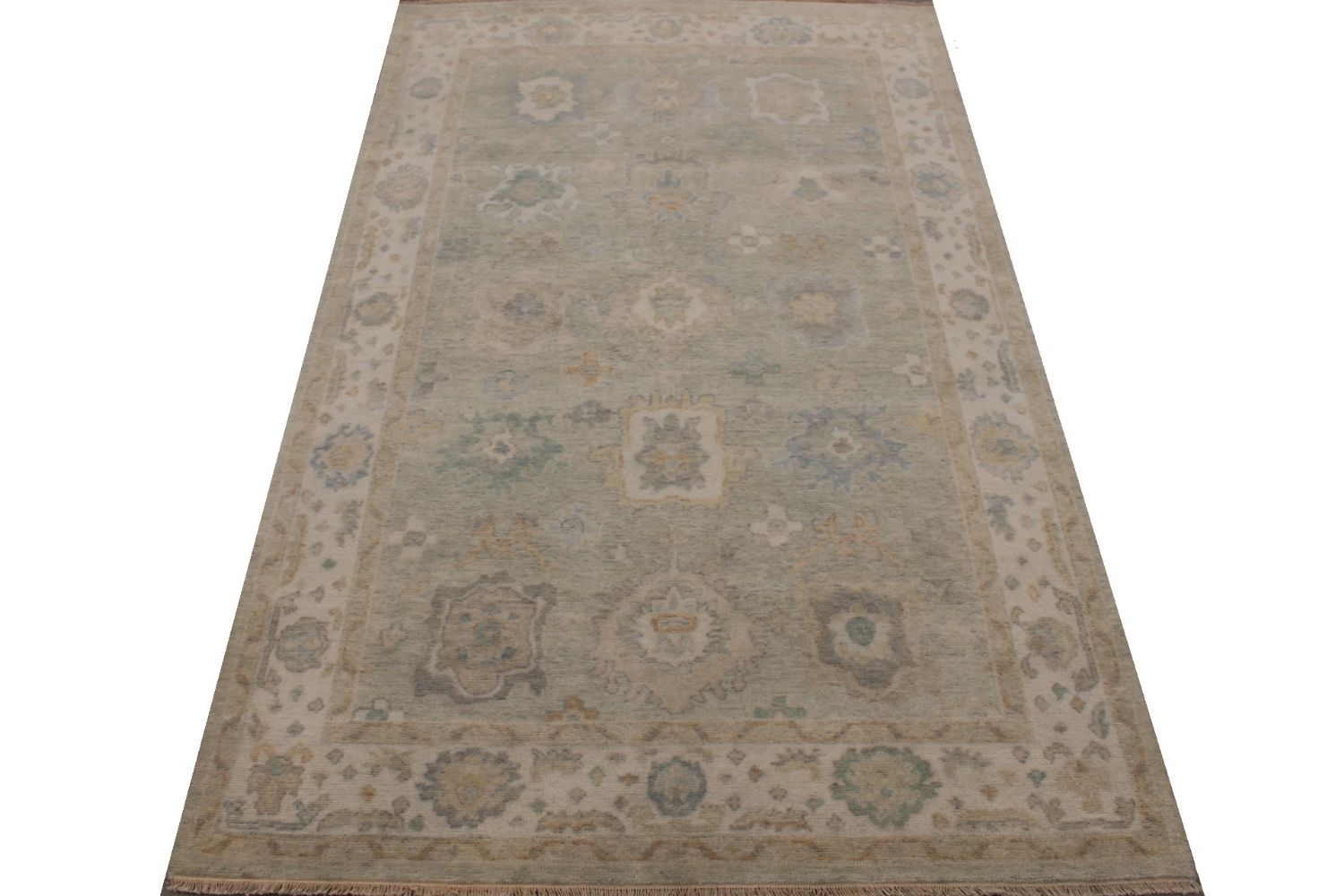 5x7/8 Casual Hand Knotted Wool Area Rug - MR030105