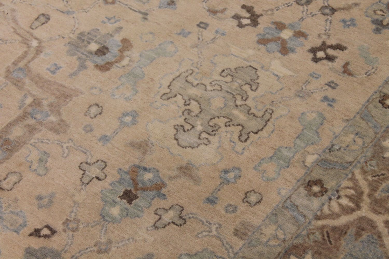 9x12 Casual Hand Knotted Wool Area Rug - MR030108