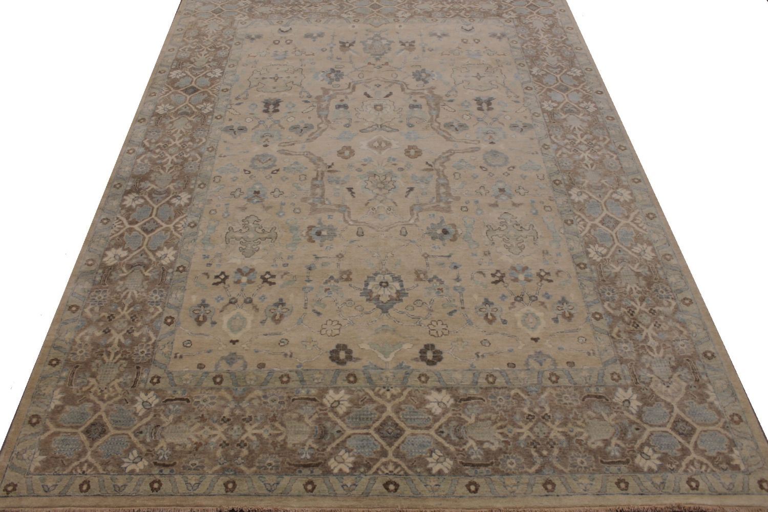 9x12 Casual Hand Knotted Wool Area Rug - MR030108