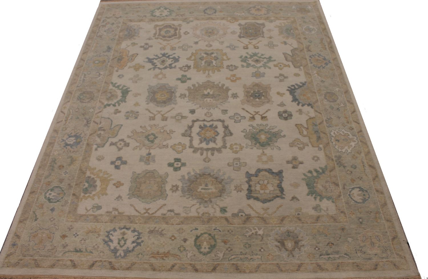 8x10 Casual Hand Knotted Wool Area Rug - MR030116