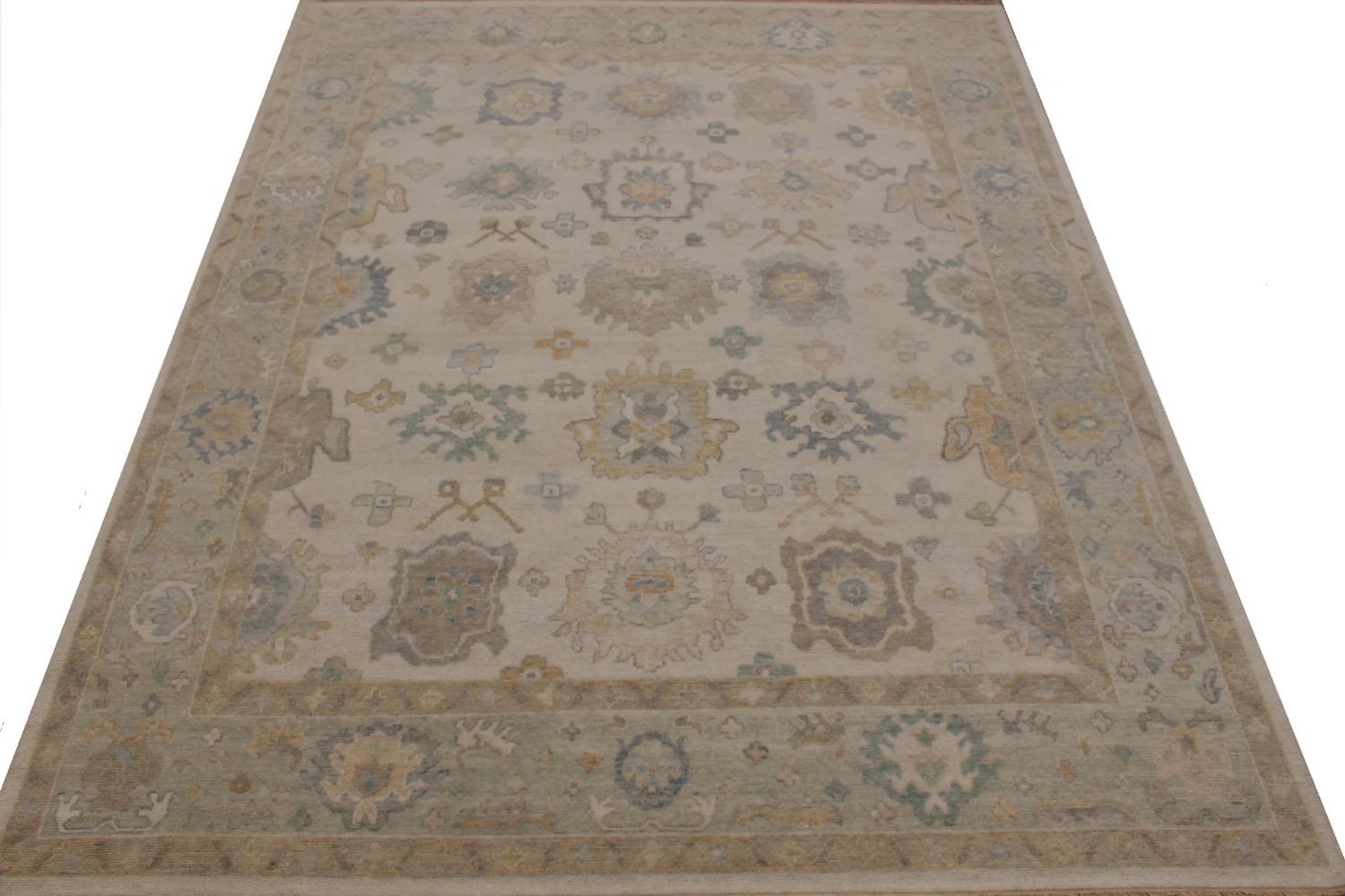 8x10 Casual Hand Knotted Wool Area Rug - MR030116