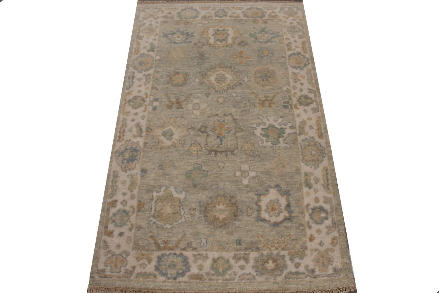3x5 Casual Hand Knotted Wool Area Rug - MR030118