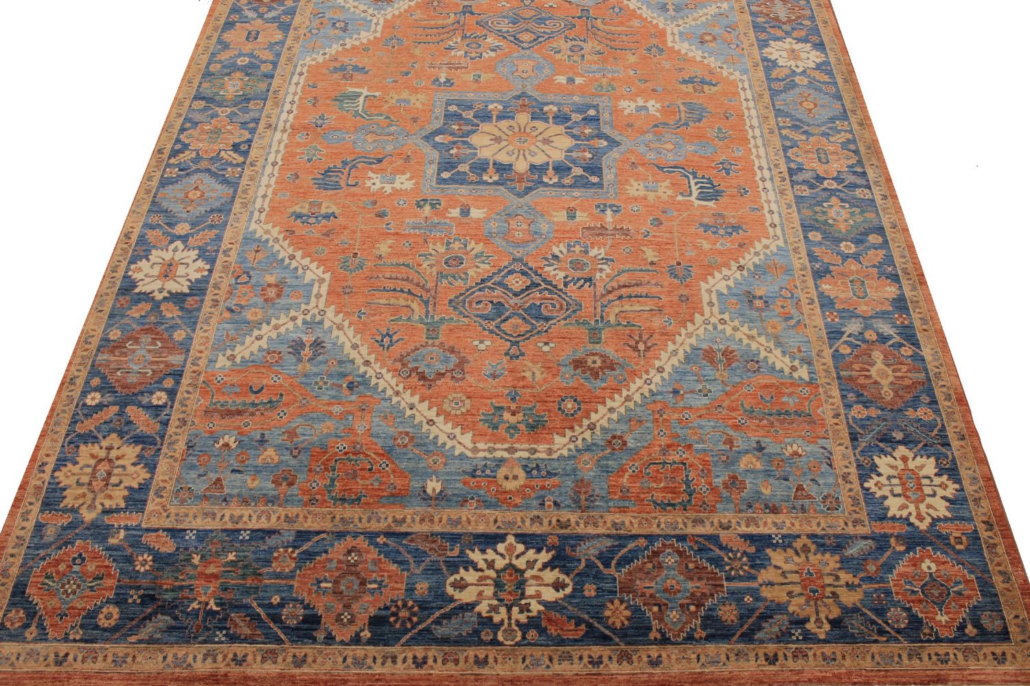 10x14 Aryana & Antique Revivals Hand Knotted Wool Area Rug - MR030129