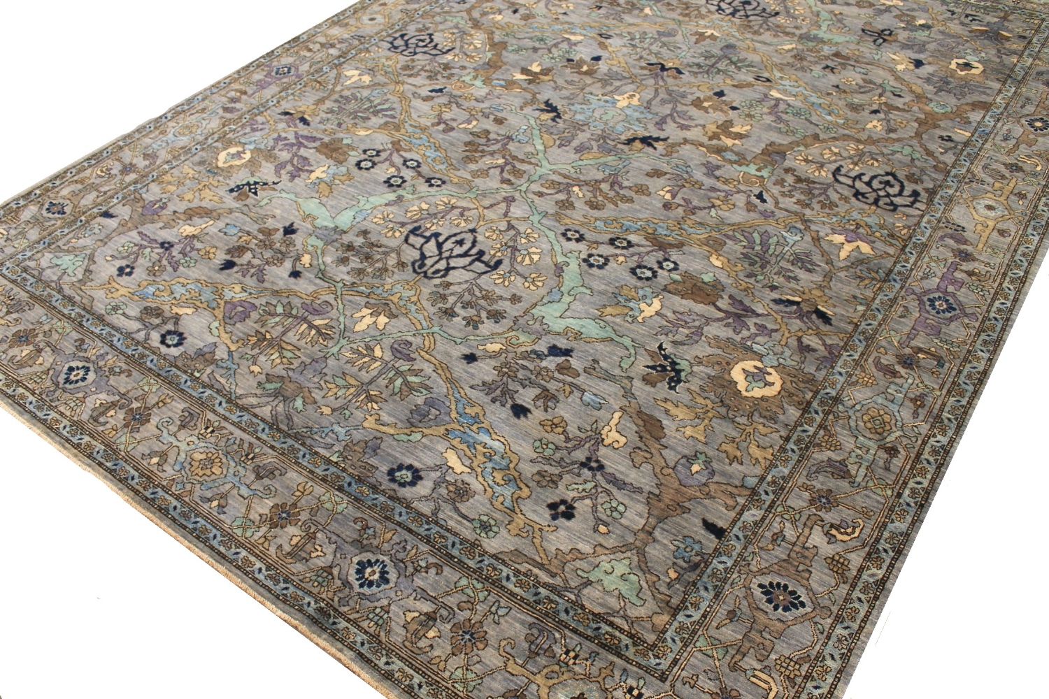 10x14 Aryana & Antique Revivals Hand Knotted Wool Area Rug - MR030130