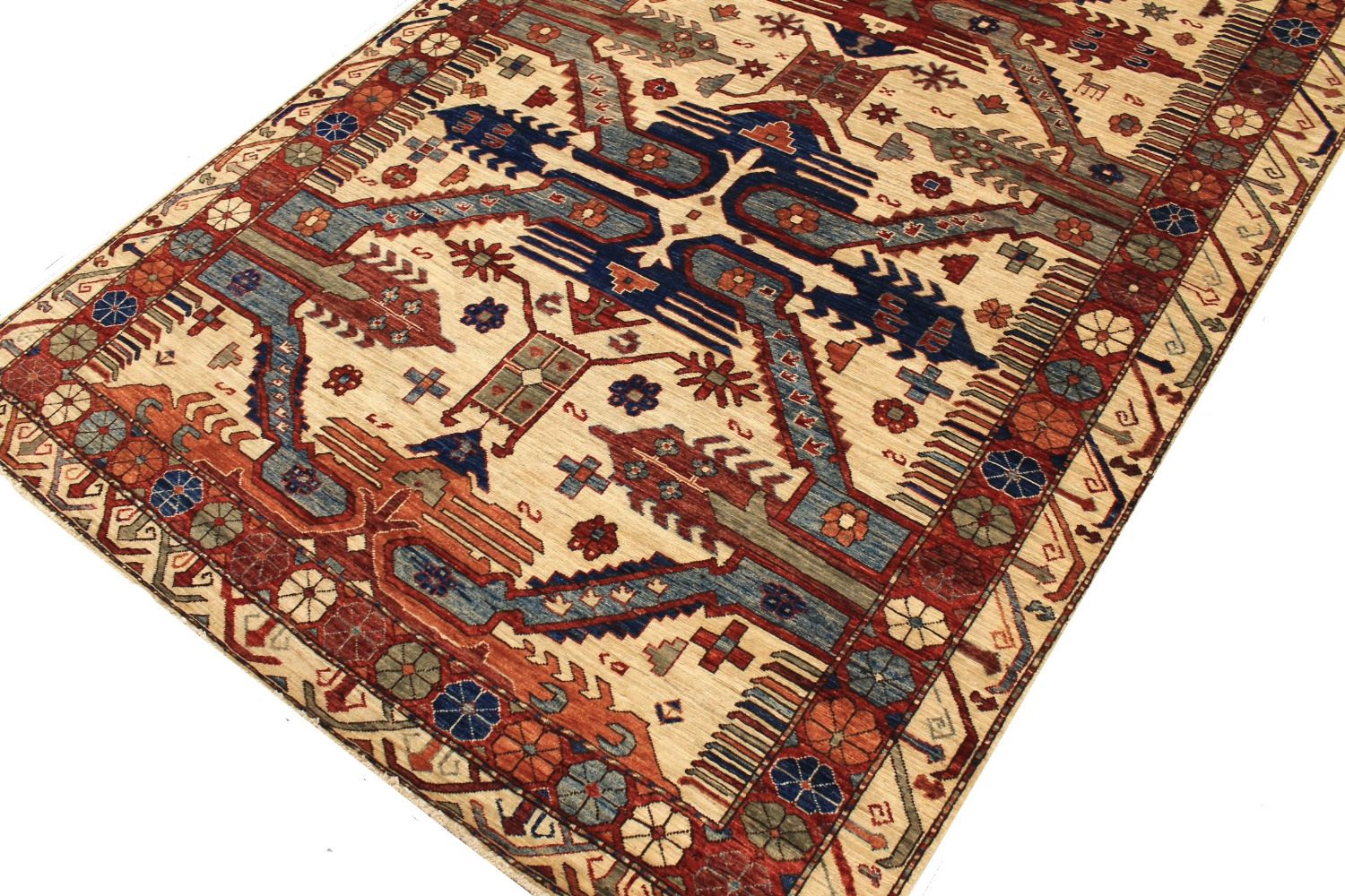 6x9 Aryana & Antique Revivals Hand Knotted Wool Area Rug - MR030132