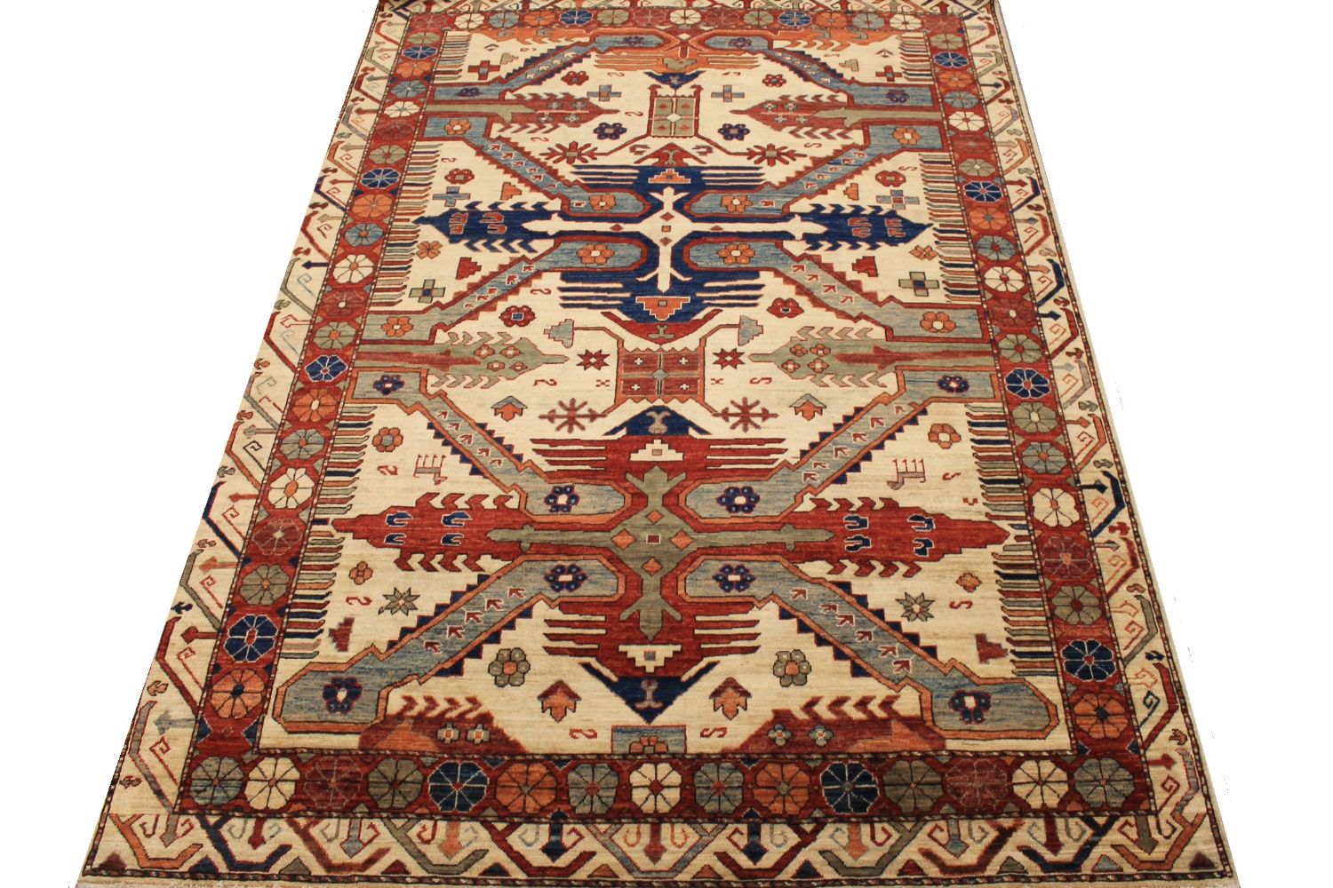6x9 Aryana & Antique Revivals Hand Knotted Wool Area Rug - MR030132