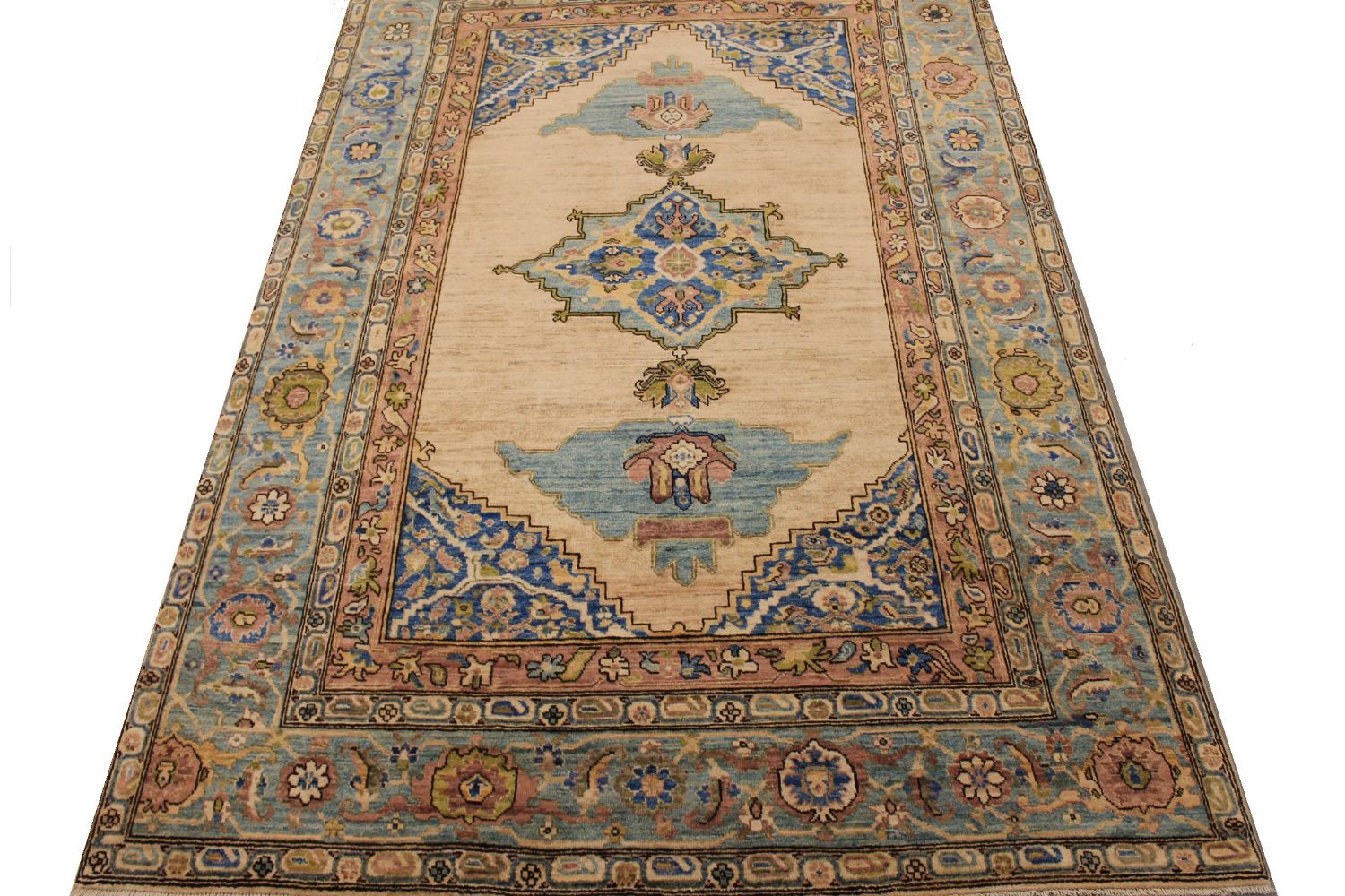 6x9 Aryana & Antique Revivals Hand Knotted Wool Area Rug - MR030134