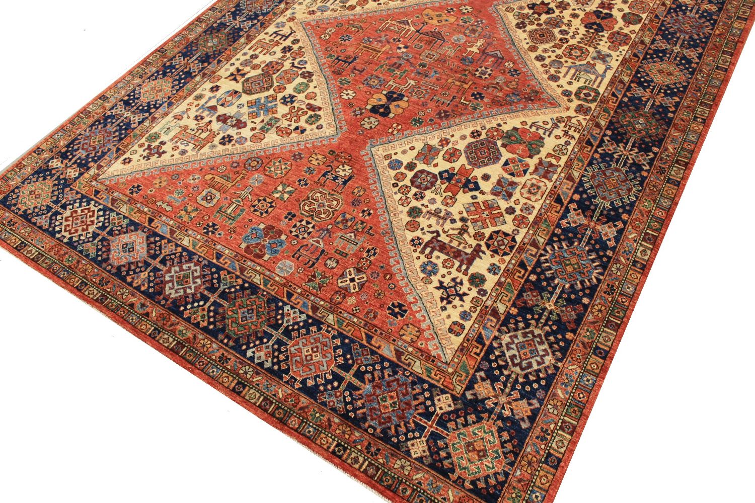 8x10 Aryana & Antique Revivals Hand Knotted Wool Area Rug - MR030137