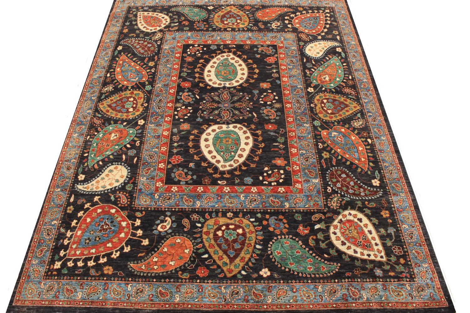 9x12 Aryana & Antique Revivals Hand Knotted Wool Area Rug - MR030147