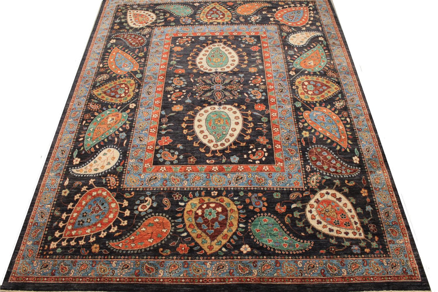 9x12 Aryana & Antique Revivals Hand Knotted Wool Area Rug - MR030147