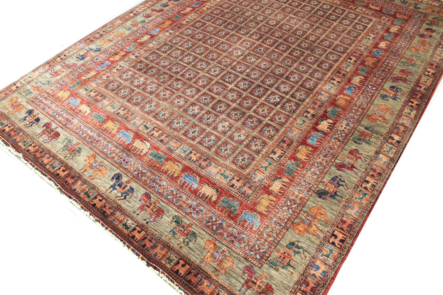 9x12 Aryana & Antique Revivals Hand Knotted Wool Area Rug - MR030148
