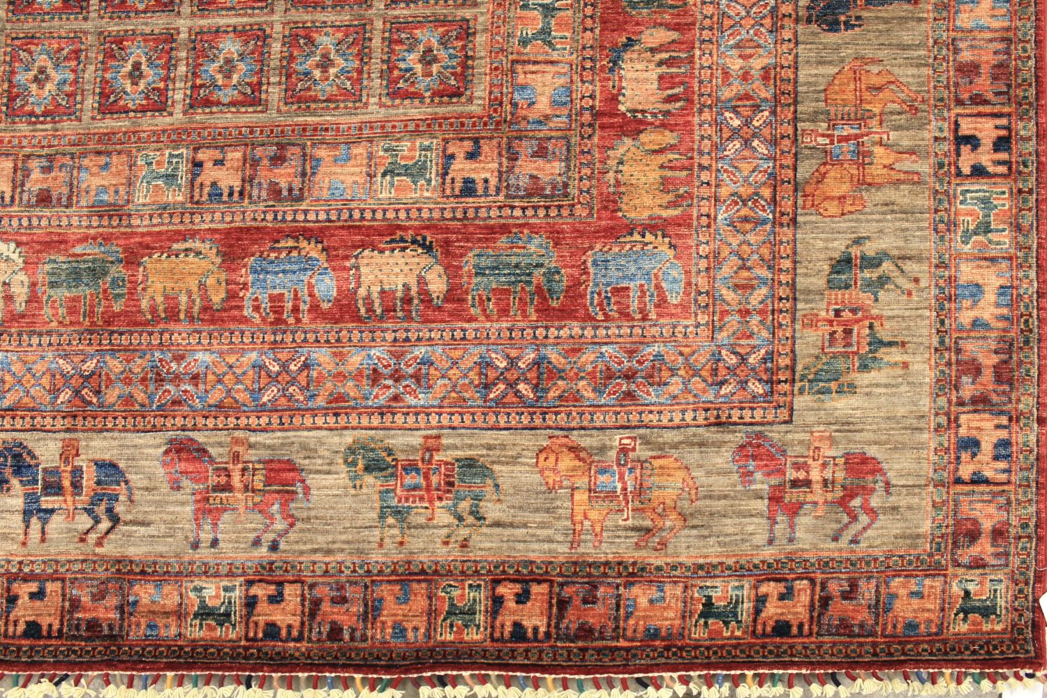 9x12 Aryana & Antique Revivals Hand Knotted Wool Area Rug - MR030148