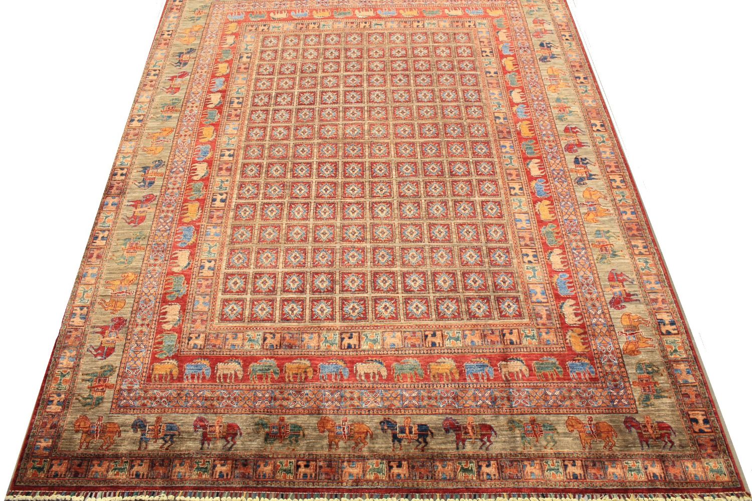 9x12 Aryana & Antique Revivals Hand Knotted Wool Area Rug - MR030148