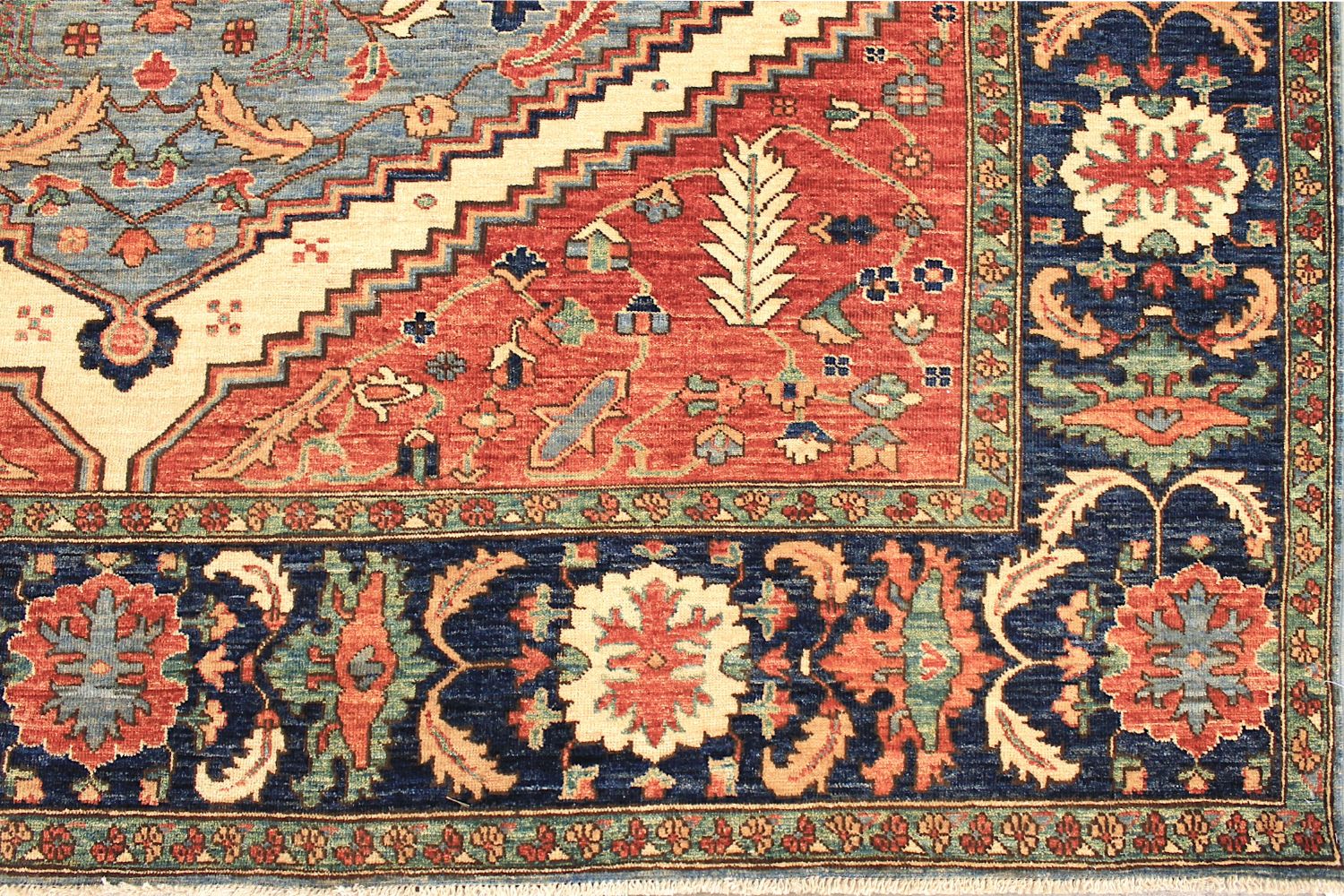 8x10 Aryana & Antique Revivals Hand Knotted Wool Area Rug - MR030150