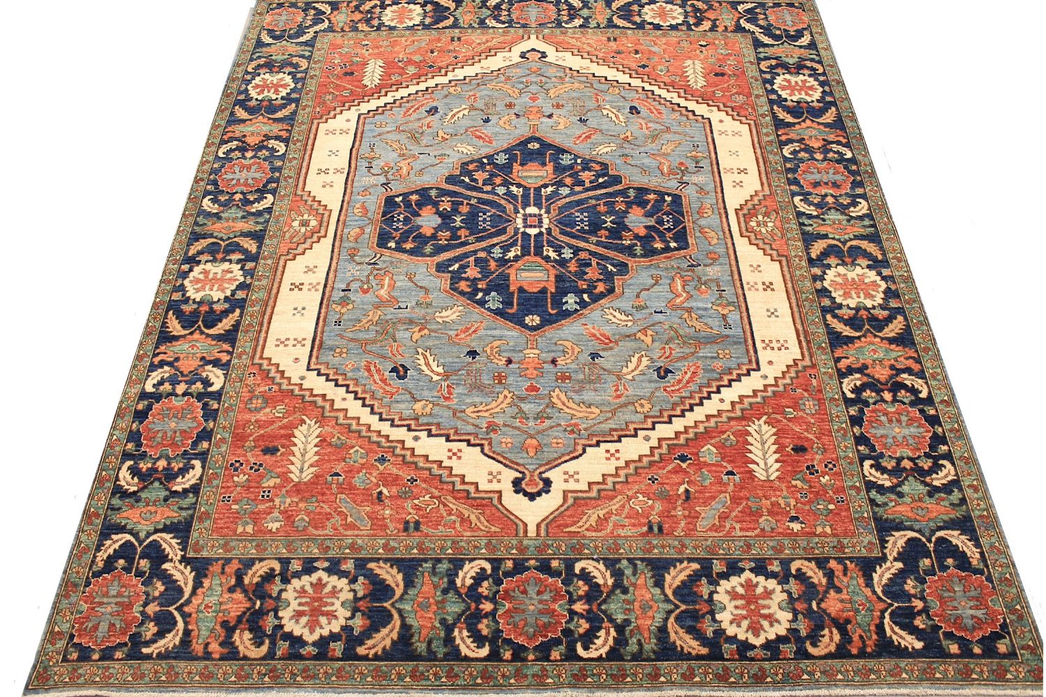 8x10 Aryana & Antique Revivals Hand Knotted Wool Area Rug - MR030150