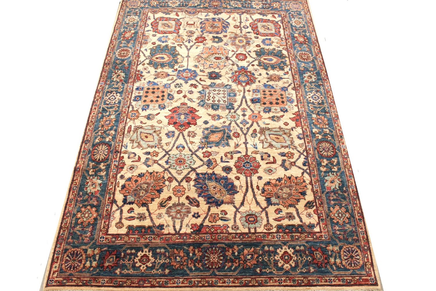 6x9 Aryana & Antique Revivals Hand Knotted Wool Area Rug - MR030151