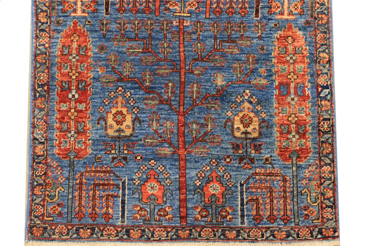 12 ft. Runner Aryana & Antique Revivals Hand Knotted Wool Area Rug - MR030155