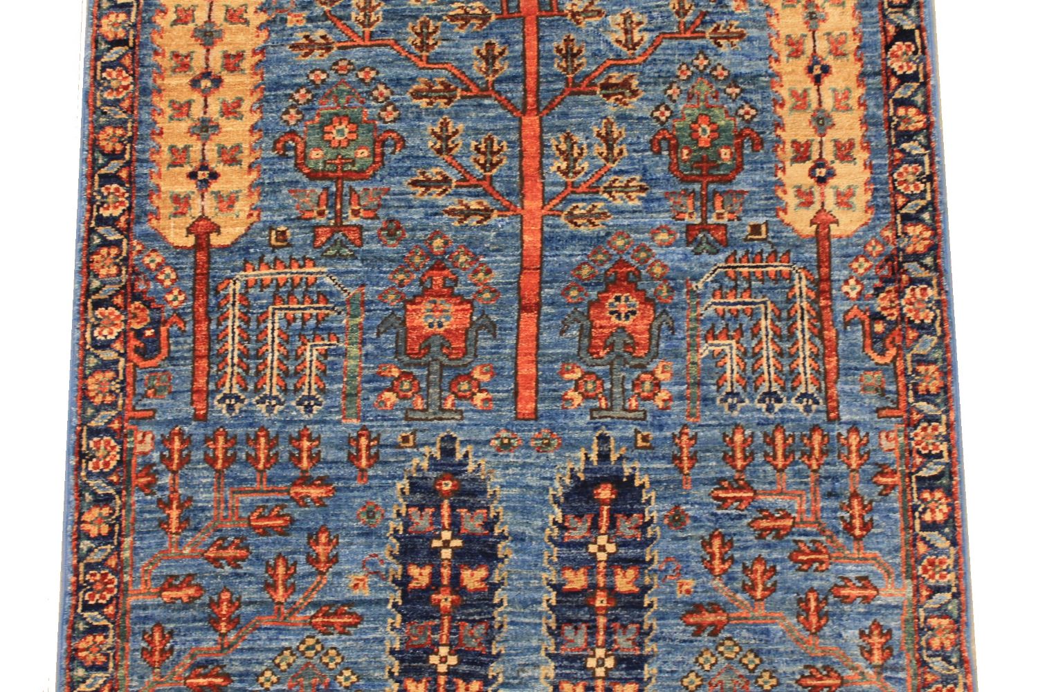 12 ft. Runner Aryana & Antique Revivals Hand Knotted Wool Area Rug - MR030155