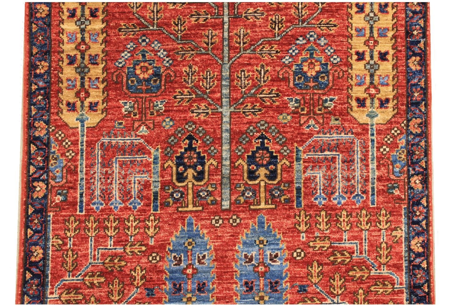 12 ft. Runner Aryana & Antique Revivals Hand Knotted Wool Area Rug - MR030159