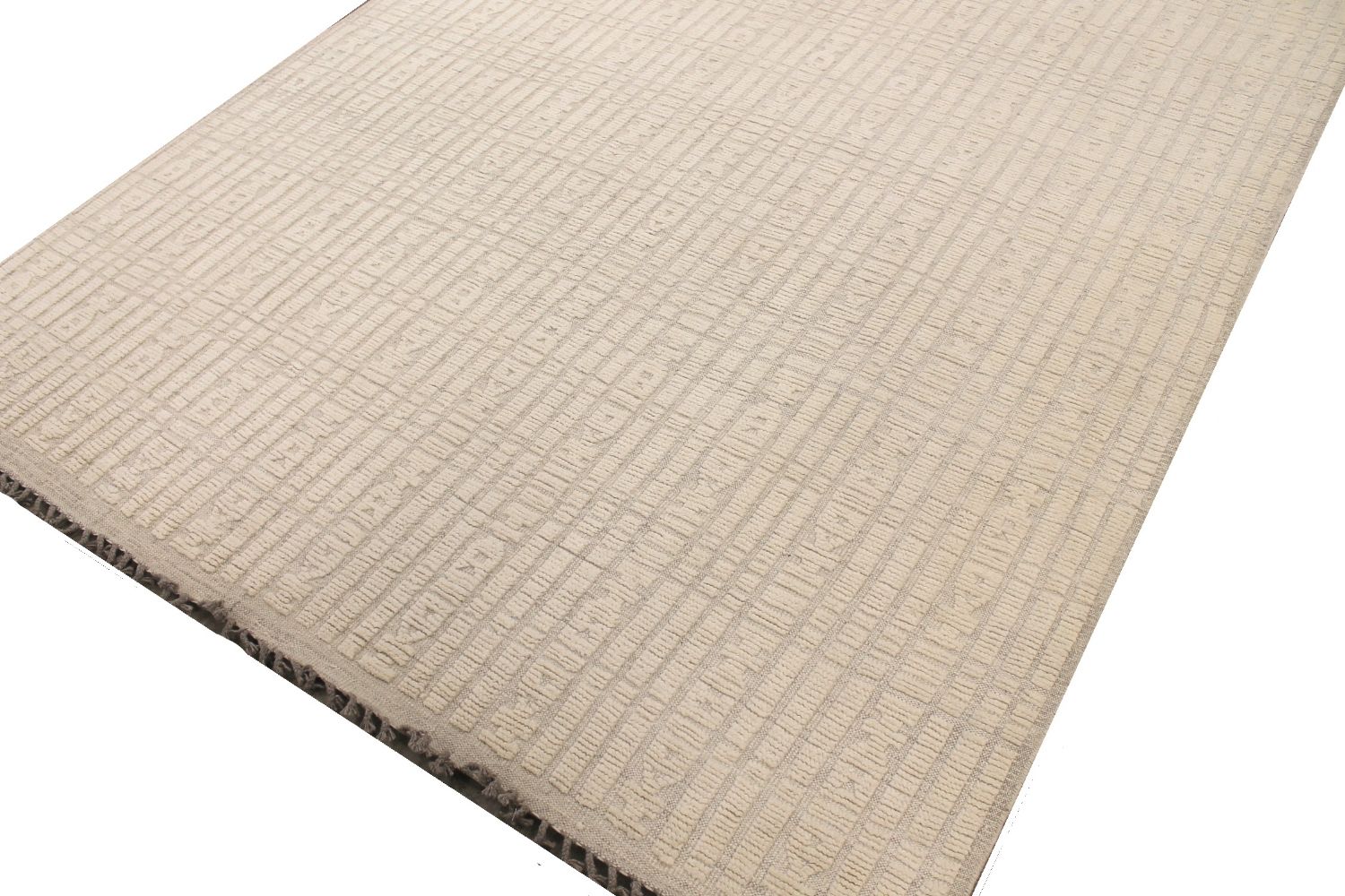 9x12 Casual Hand Knotted Wool Area Rug - MR030165