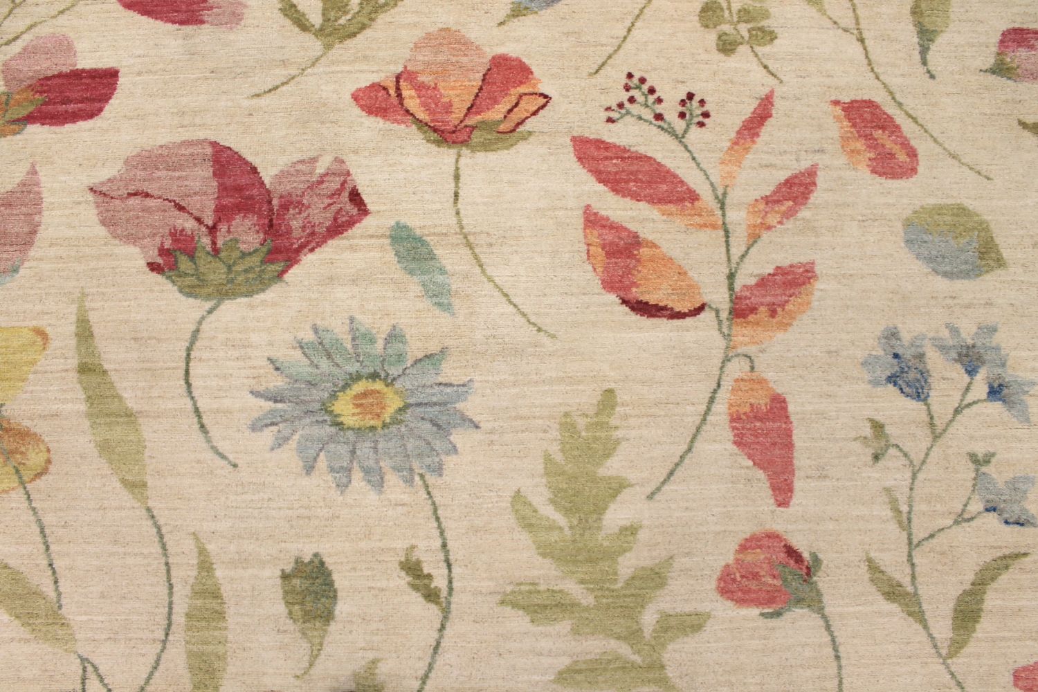 9x12 Modern Hand Knotted Wool Area Rug - MR030173