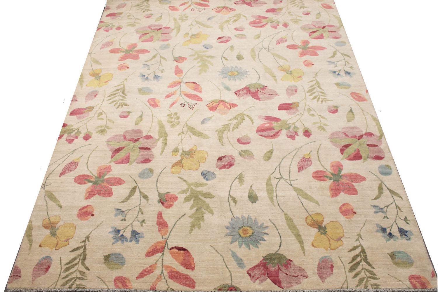 9x12 Modern Hand Knotted Wool Area Rug - MR030173