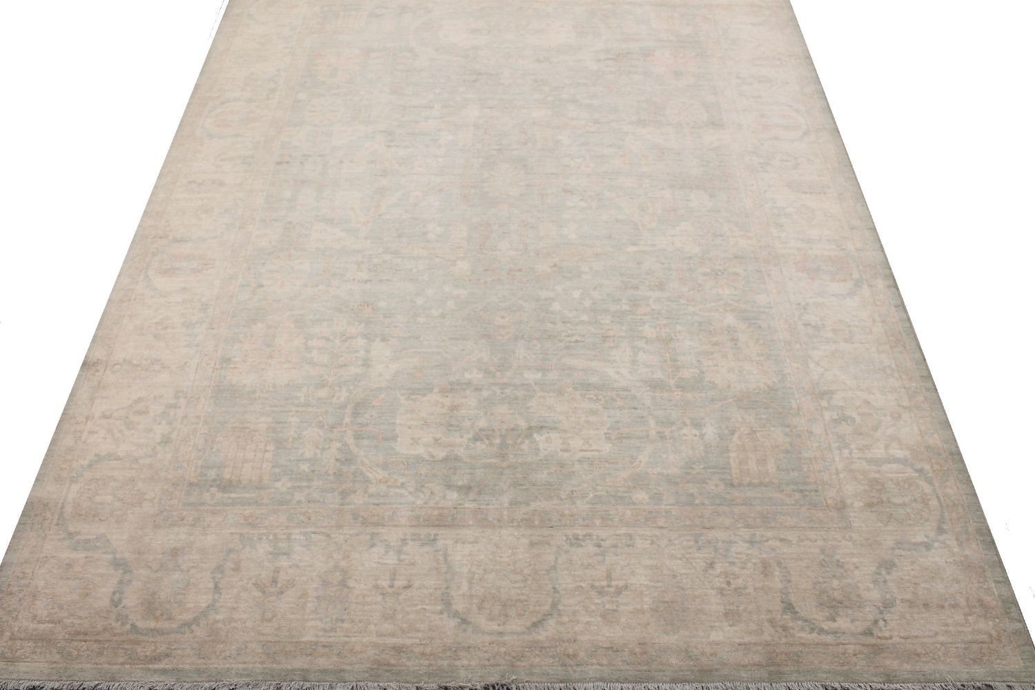 9x12 Peshawar Hand Knotted Wool Area Rug - MR030174