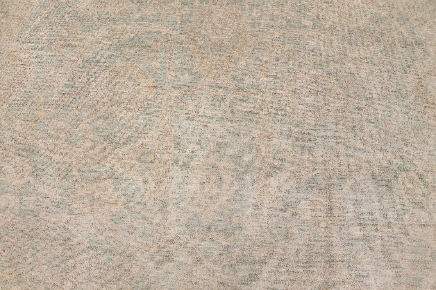 8 ft. Round & Square Peshawar Hand Knotted Wool Area Rug - MR030177