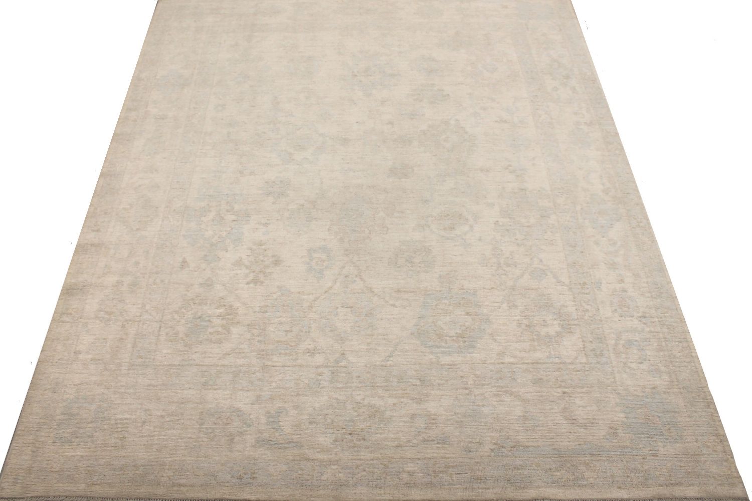 8x10 Oushak Hand Knotted Wool Area Rug - MR030180